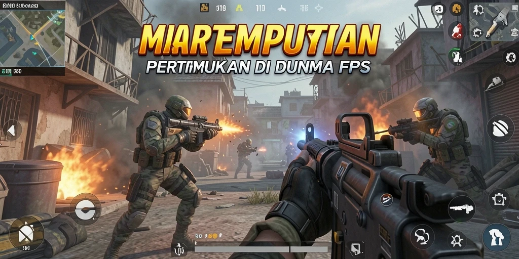 Screenshot dari gameplay mendebarkan di 8180 dengan aksi tembak-menembak yang intens.