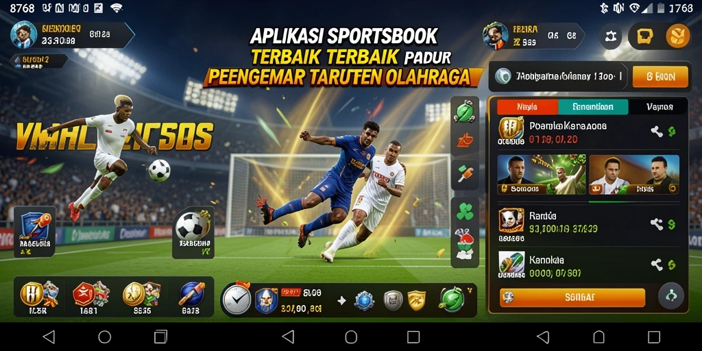Tampilan gameplay menarik saat menggunakan aplikasi Sportsbook 8768.