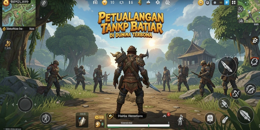 Tangkapan layar dari gameplay <strong>95PGPLAY</strong> yang menampilkan eksplorasi dunia terbuka.