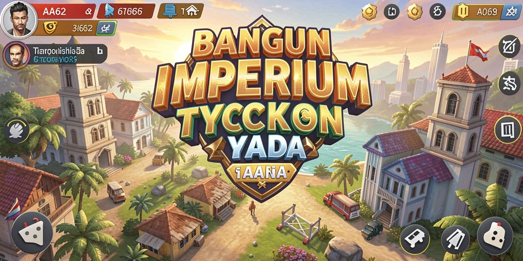Screenshot gameplay AA62 menampilkan kultur bisnis yang kaya.
