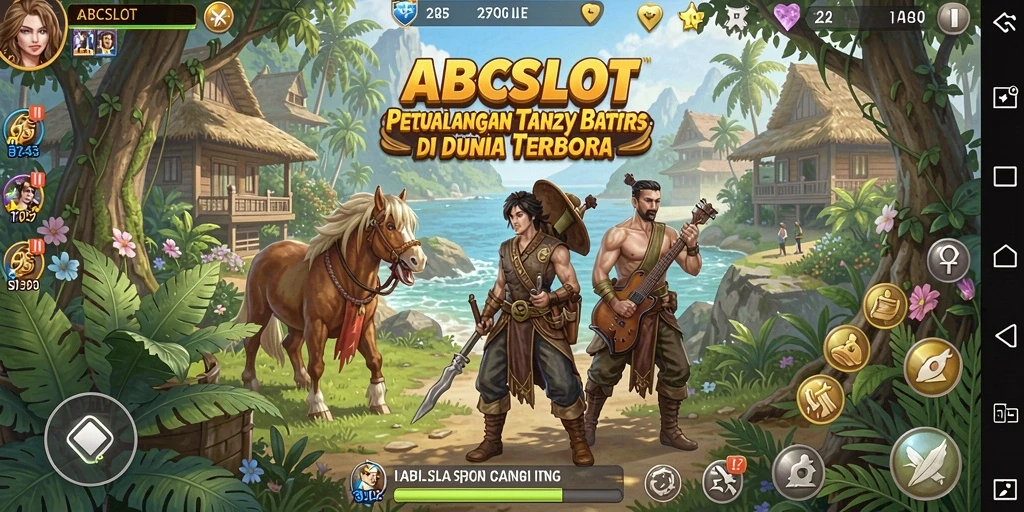 Tampilan gameplay menarik dari ABCSLOT di dunia terbuka.