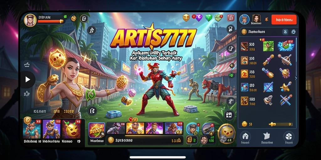 Screenshot utama ARTIS777 menunjukkan pengelolaan tugas yang sederhana dan efisien.