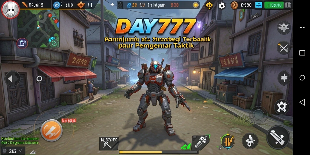 Tangkapan layar GAMEPLAY DAY777 yang menampilkan pertempuran strategi mendebarkan.
