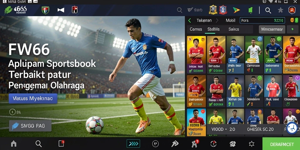 Tampilan gameplay <strong>FW66</strong> yang menarik dengan berbagai opsi taruhan olahraga.