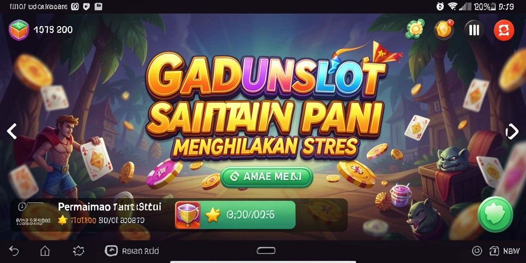 Tampilan gameplay menarik dari GADUNSLOT yang mengasyikkan.