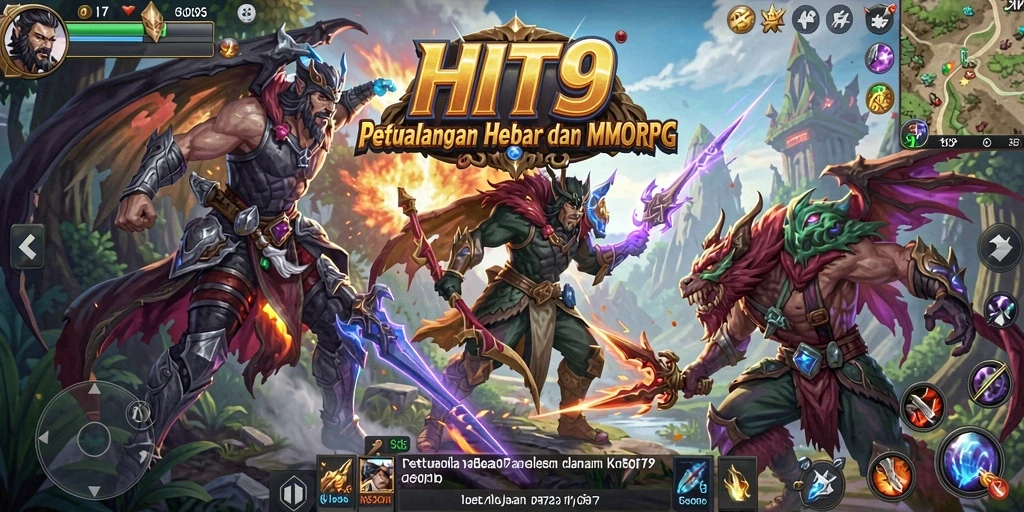 Gameplay mendebarkan dalam HIT9 yang penuh aksi.