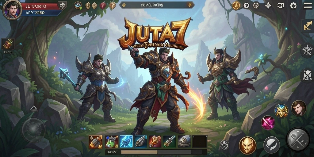 Tangkapan layar JUTA7 menampilkan aksi pertempuran yang mendebarkan dalam game ARPG.
