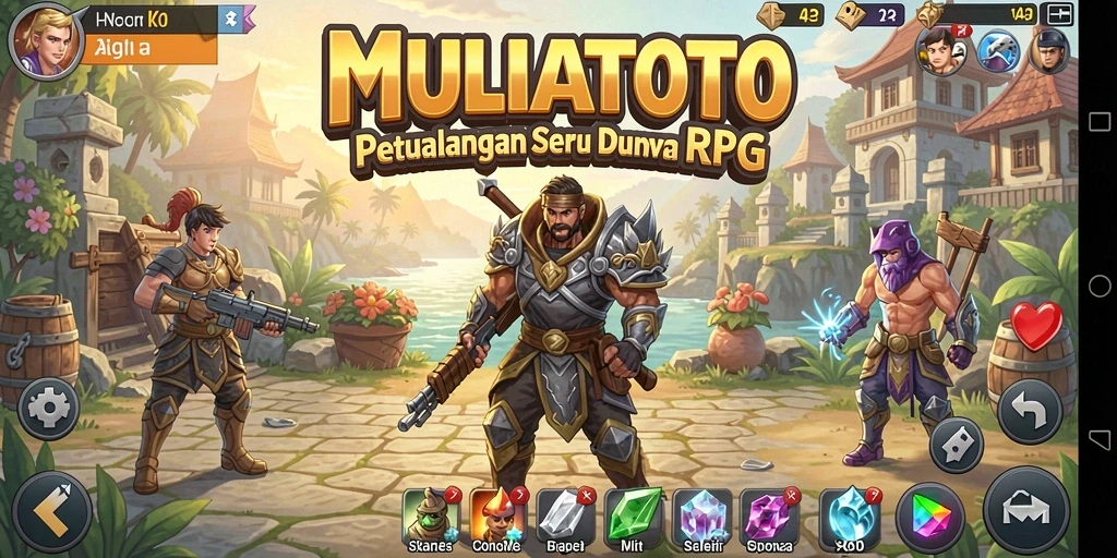 Tampilan gameplay MULIATOTO yang mendebarkan di dunia RPG.