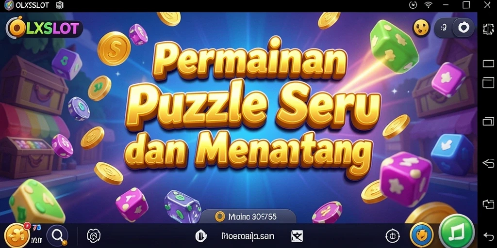 Tampilan gameplay menarik dari OLXSLOT dengan berbagai puzzle menantang.