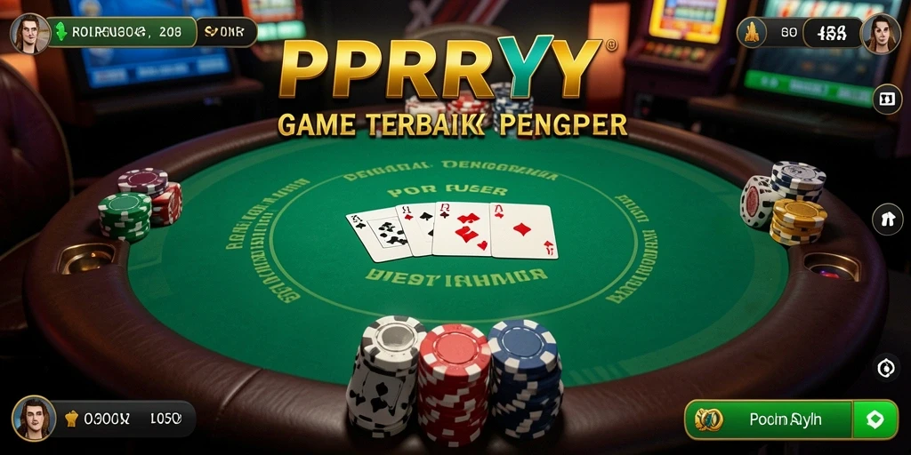 Tangkapan layar utama PPRRYY menampilkan gameplay poker yang mendebarkan.