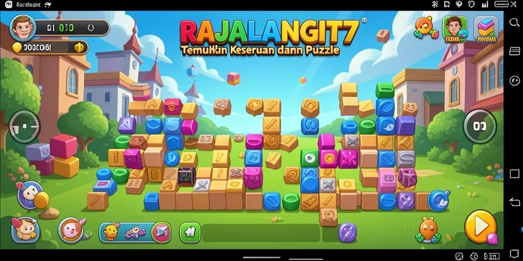 Tampilan gameplay seru dari RAJALANGIT77 yang menarik.