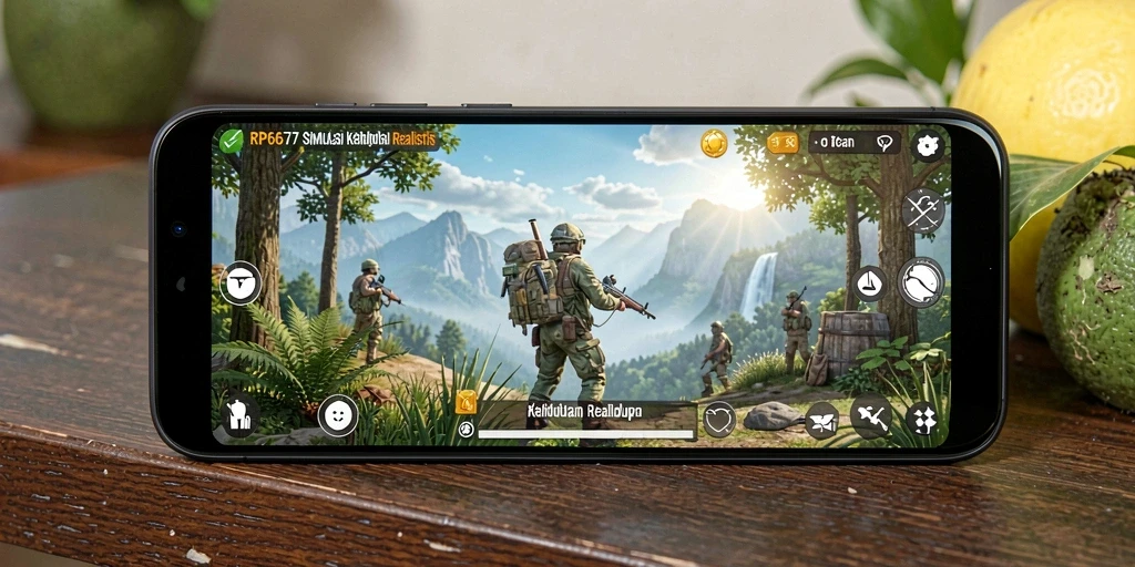 Tampilan gameplay RP6677 yang menakjubkan dan interaktif.