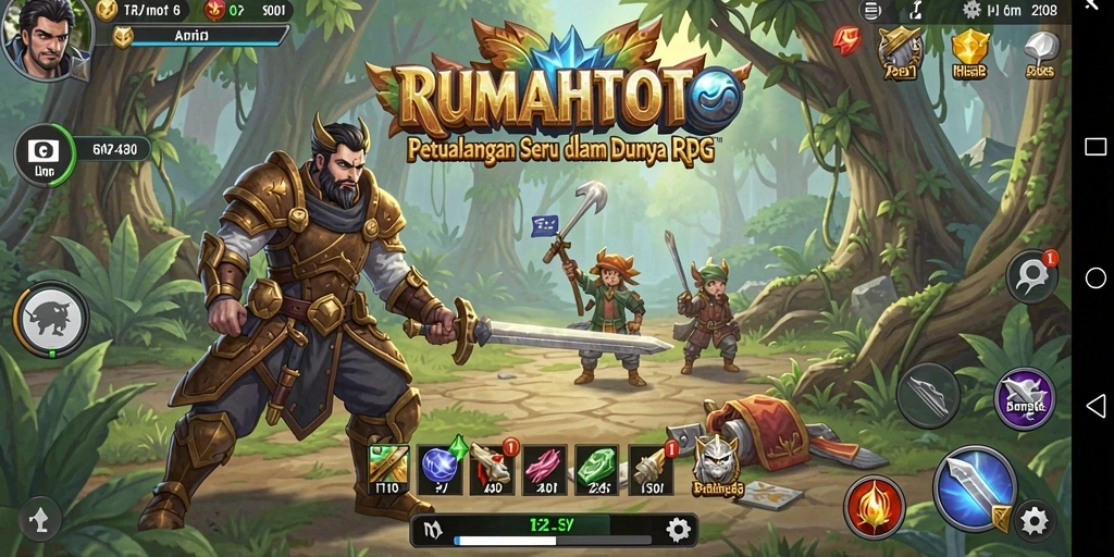 Tampilan gameplay RUMAHTOTO yang mengasyikkan dan menantang.