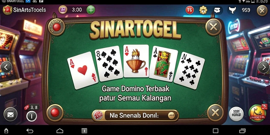 Gameplay seru Domino di SINARTOGEL