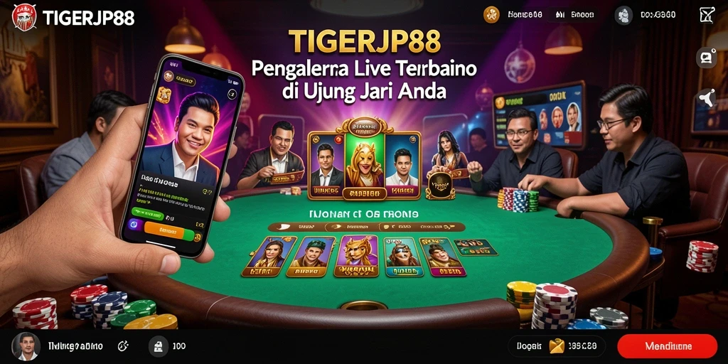 Gameplay Live Casino yang mengasyikkan dengan dealer langsung.