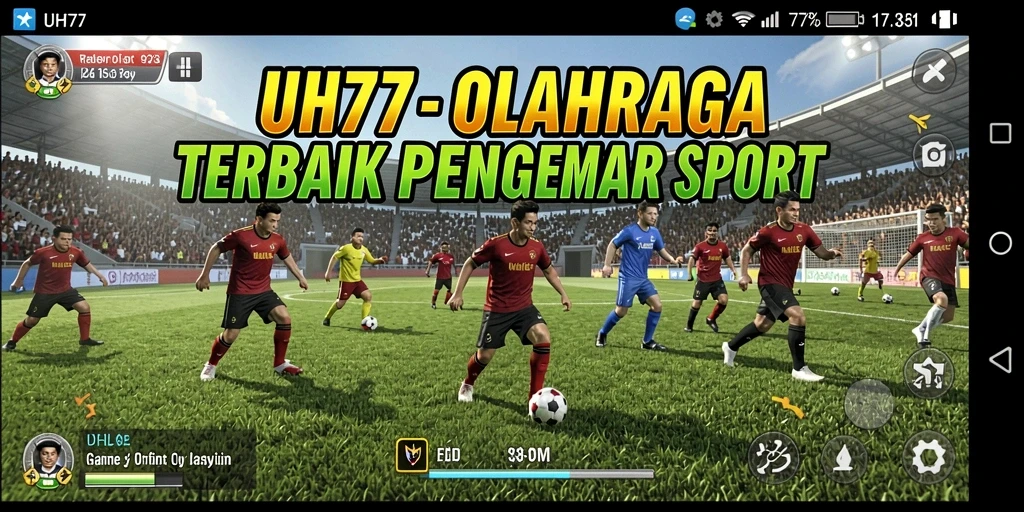 Tampilan gameplay UH77 yang menarik dan memberi pengalaman olahraga mendebarkan.