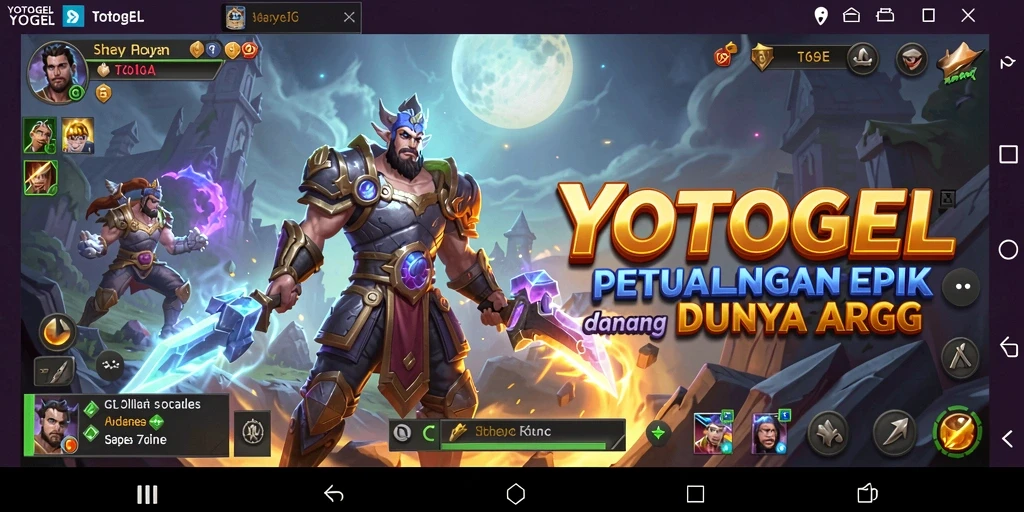 Gameplay epik dengan karakter beragam dalam YOTOGEL.